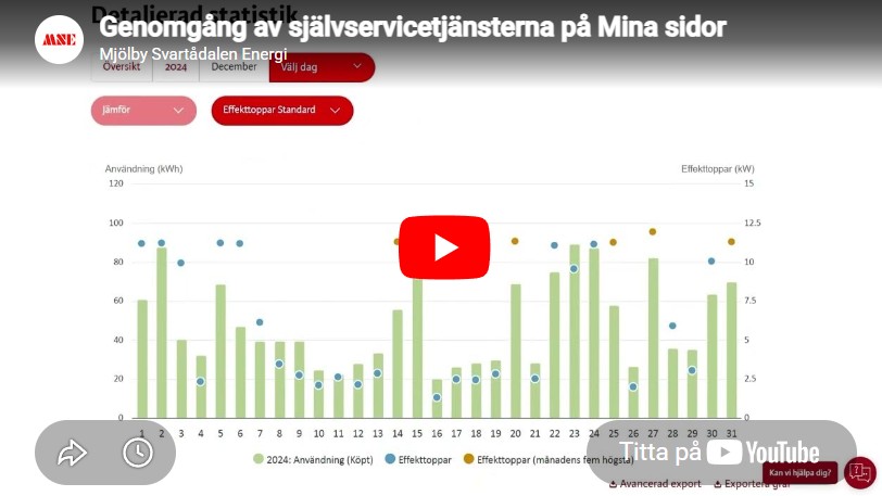 genomgång av självservicetjänster Mina sidor